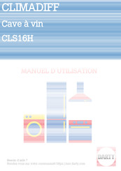 Climadiff CLS12H Gebruiksaanwijzing