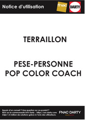 Terraillon POP COLOR COACH Handleiding