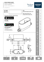 Grohe SENSE GUARD 22 500 Handleiding