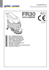 Ghibli & Wirbel FR30 SM45 TOUCH Gebruik En Onderhoud