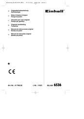 EINHELL 41.766.50 Originele Handleiding