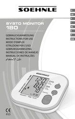 Soehnle SYSTO MONITOR 180 Gebruiksaanwijzing