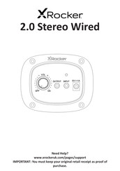 X Rocker 2.0 Stereo Wired Handleiding