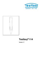 Testboy 114 Handleiding