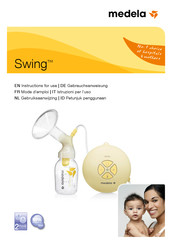 Medela Swing Gebruiksaanwijzing