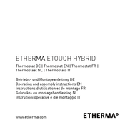 Etherma Etouch hybrid Gebruiks- En Montagehandleiding