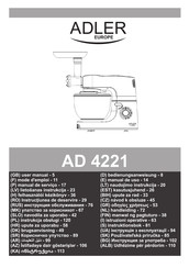 Adler europe AD 4221 Handleiding