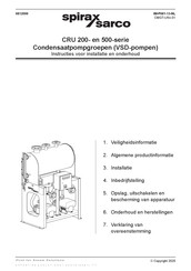 Spirax Sarco CRU500-5D-CME151-VSD-SS Instructies Voor Installatie En Onderhoud