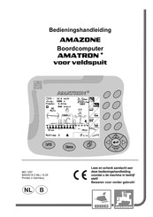 Amazone AMATRON+ Bedieningshandleiding