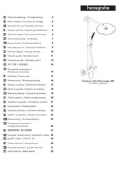 Hansgrohe Pulsify Showerpipe 260 2jet Eco 24241 Series Gebruiksaanwijzing