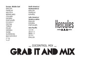 Hercules DJControl Mix Beknopte Handleiding