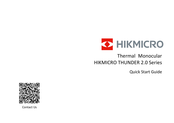 Hikmicro THUNDER 2.0 Series Snelstartgids