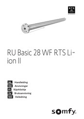 SOMFY RU Basic 28 WF RTS Li-ion II Handleiding