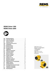 REMS Orkan 1360 Handleiding