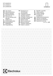 Electrolux EFL45466OX Gebruiksaanwijzing
