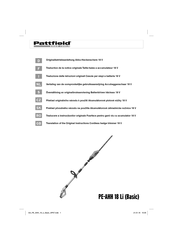 Pattfield Ergo Tools PE-AHH 18 Li Gebruiksaanwijzing