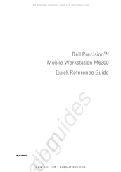 Dell Precision Mobile Workstation M6300 Handleiding