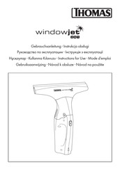 Thomas Windowjet 2 in 1 Gebruiksaanwijzing