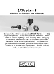 SATA adam 2 black Gebruiksaanwijzing