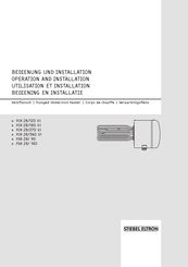 Stiebel Eltron FCR 28/180 Si Handleiding Voor Bediening En Installatie