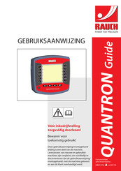 Rauch QUANTRON-Guide Gebruiksaanwijzing