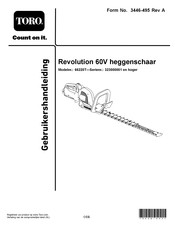 Toro Revolution 66220T Gebruikershandleiding