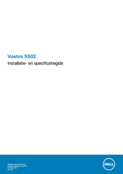 Dell Vostro 5502 Installatie- En Gebruikersgids
