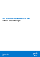 Dell Precision 3430 Installatie- En Gebruikersgids