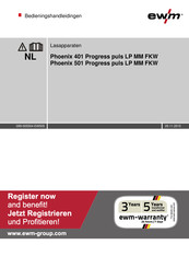 EWM Phoenix 401 Progress puls LP MM FKW Bedieningshandleidingen