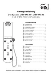 eisl EL-BAD-DP-ORSP-YMSBW+ORSP-YMSBB 0422 Montagehandleiding