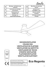 Casa Fan Eco Regento Montage- En Bedieningshandleiding