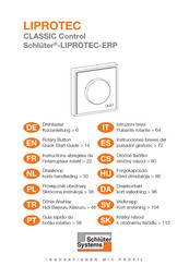 Schluter Systems CLASSIC Control LIPROTEC-ERP Korte Handleiding