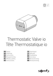 SOMFY Thermostatic Valve io Handleiding