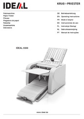 KRUG+PRIESTER IDEAL 8306 Gebruiksaanwijzing