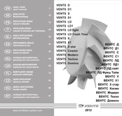 Vents D1 Gebruiksaanwijzing