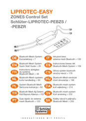 Schluter Systems LIPROTEC-EASY LIPROTEC-PEBZR Korte Handleiding