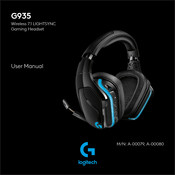 Logitech G935 Handleiding