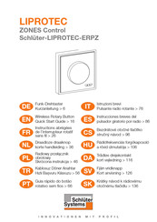 Schluter Systems LIPROTEC-ERPZ Korte Handleiding