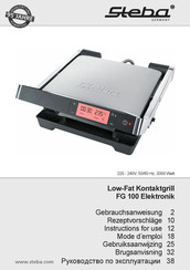 Steba FG 100 Elektronik Gebruiksaanwijzing