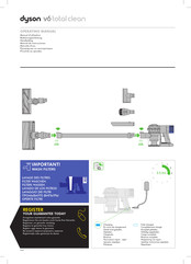 Dyson v6 total clean Handleiding