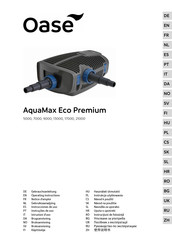 Oase AquaMax Eco Premium 17000 Gebruiksaanwijzing