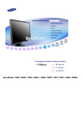 Samsung SyncMaster 940N Handleiding