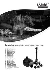 Oase Aquarius Fountain Set 3500 Gebruiksaanwijzing