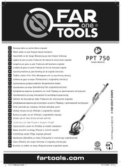 Far Tools PPT 750 Instructies