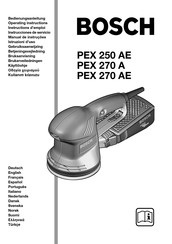 Bosch PEX 270 A Gebruiksaanwijzing