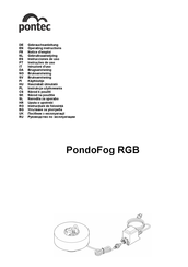 Pontec PondoFog RGB Gebruiksaanwijzing