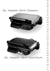 TEFAL XL Health Grill Comfort Handleiding