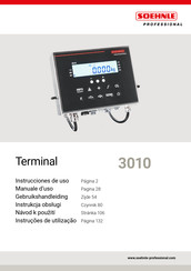 Soehnle Professional 3010 Gebruikshandleiding