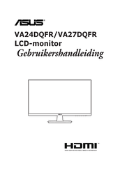 ASus VA24DQFR Gebruikershandleiding