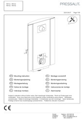 Pressalit R8122 Montagevoorschrift